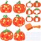 24 Sets Pumpkin Crafts Kit DIY Tissue Paper Sign Crafts